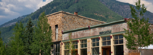 A mercantile building in Rico, Colorado